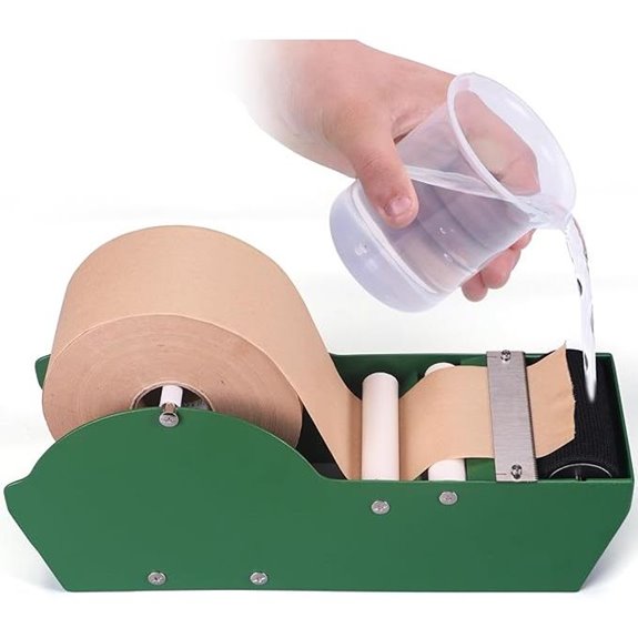Metal Desktop Water-Activated Kraft Tape Dispenser