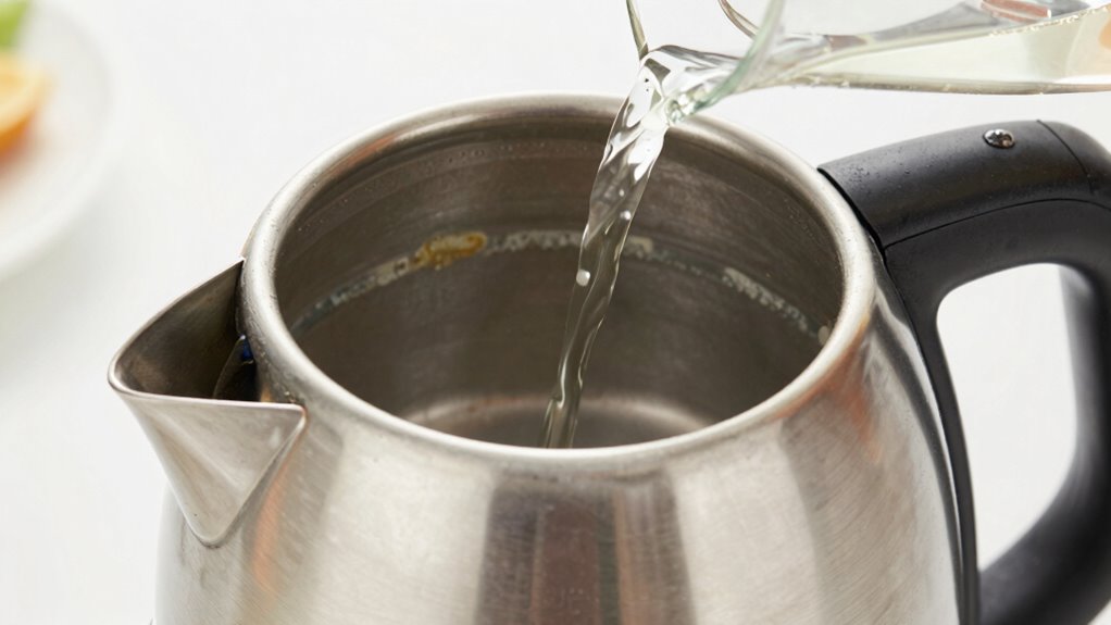 mineral buildup damages kettle