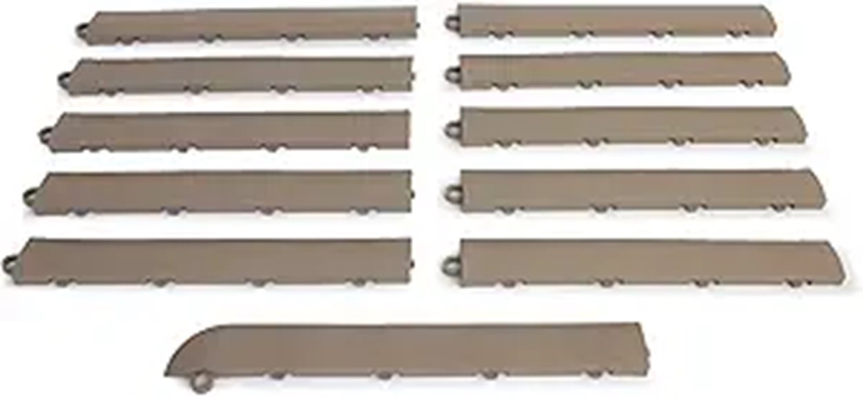 modular garage floor edging