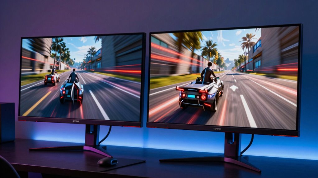 monitor refresh and response