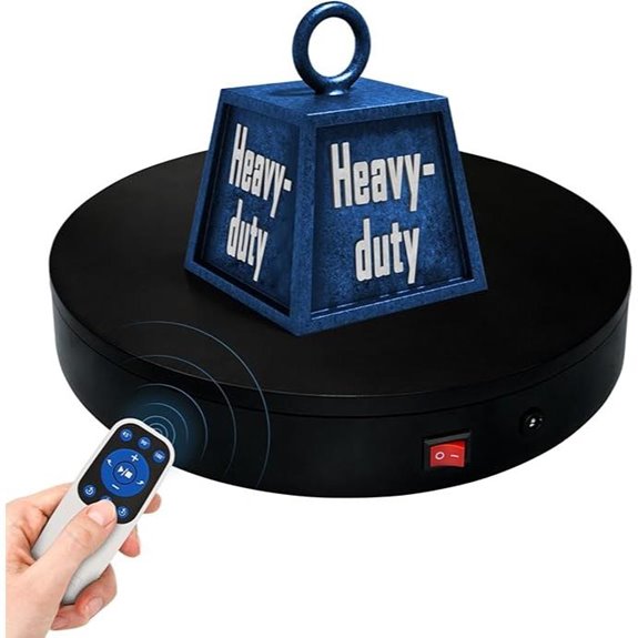 Remote Motorized 360° Rotating Display Turntable