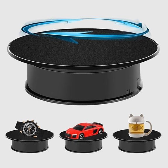 8 Motorized Rotating Display Turntable for Jewelry