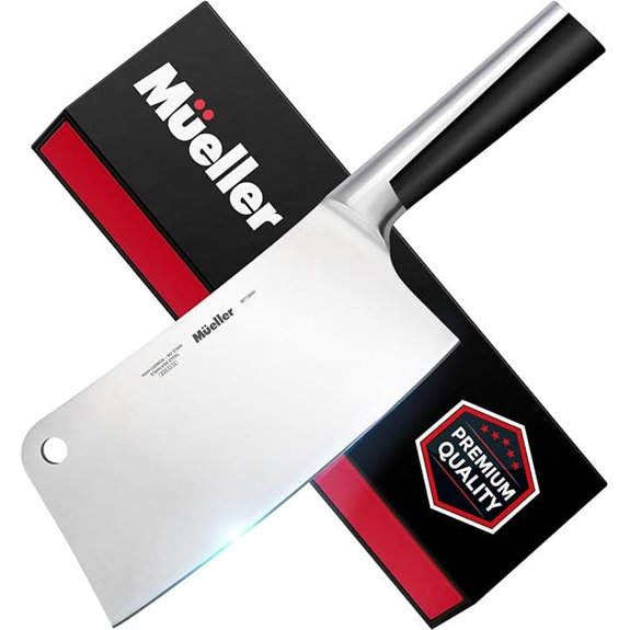 Mueller 7-inch Butcher Knife with High Carbon Steel