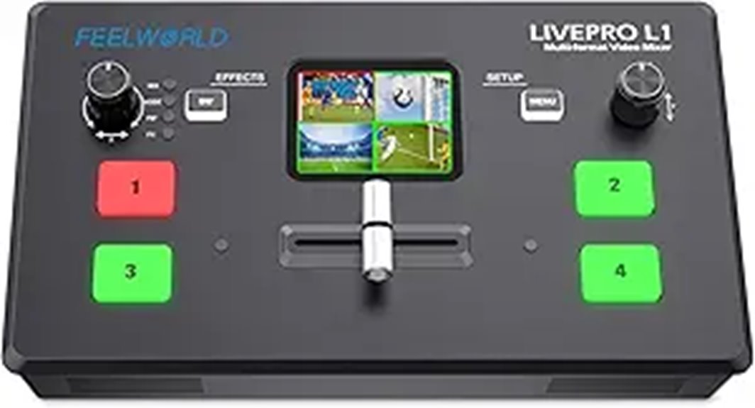 FEELWORLD LivePro L1 V1 Multi-Camera Video Mixer