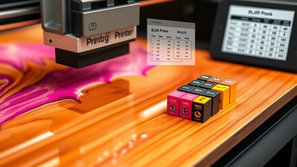 optimal ink selection for durability