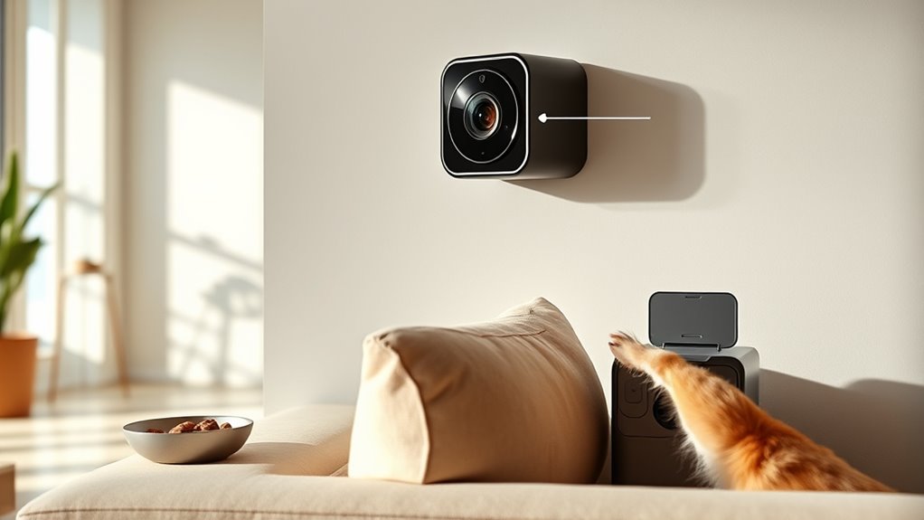 optimize pet camera placement