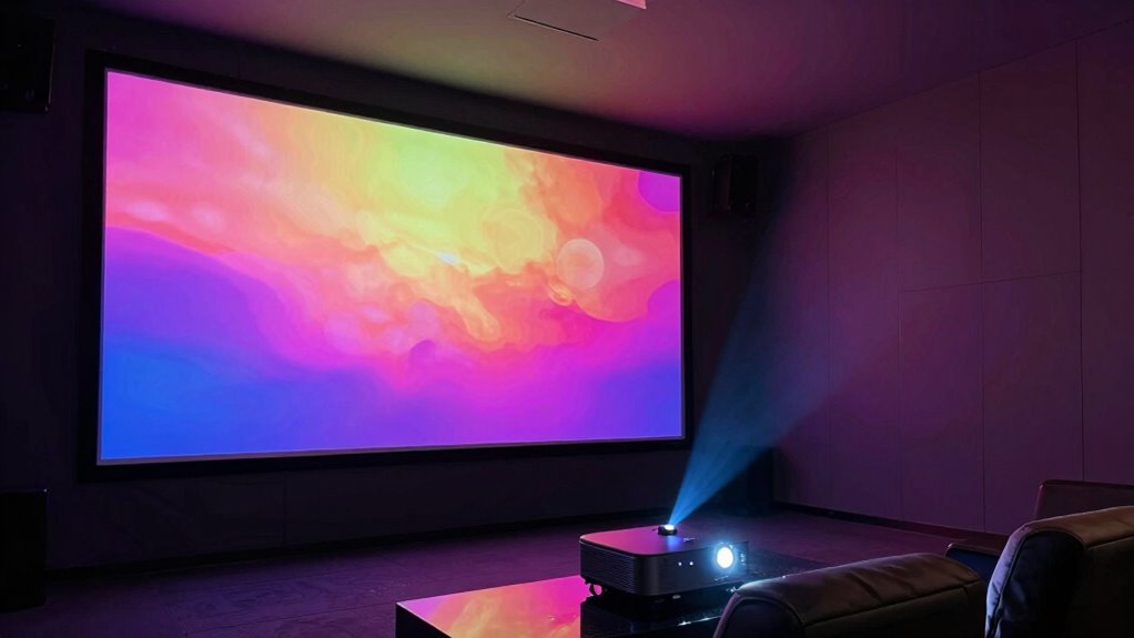 optimize projector brightness settings