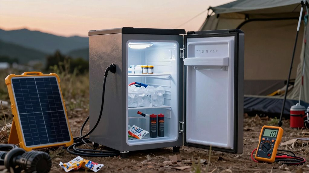 optimize solar refrigerator batteries