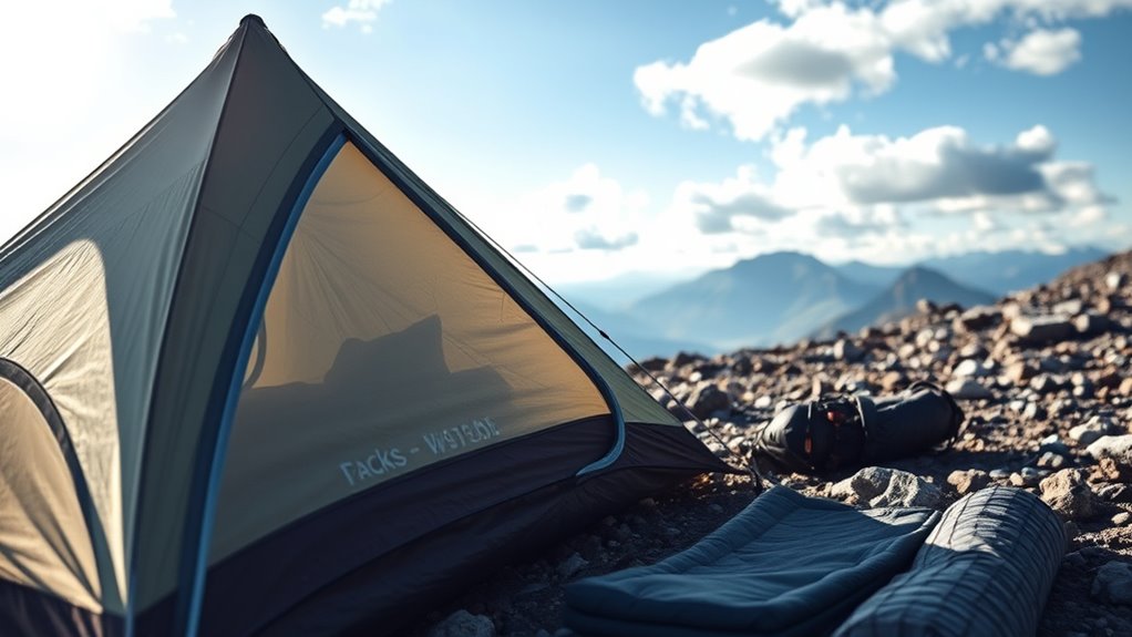 optimize tent material weight