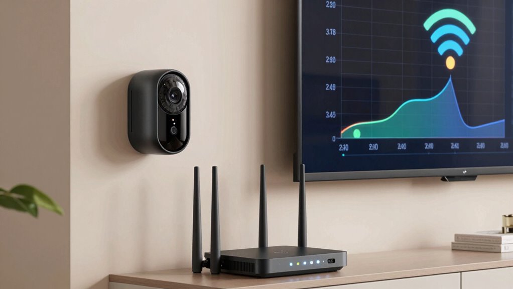 optimize wi fi security camera bandwidth