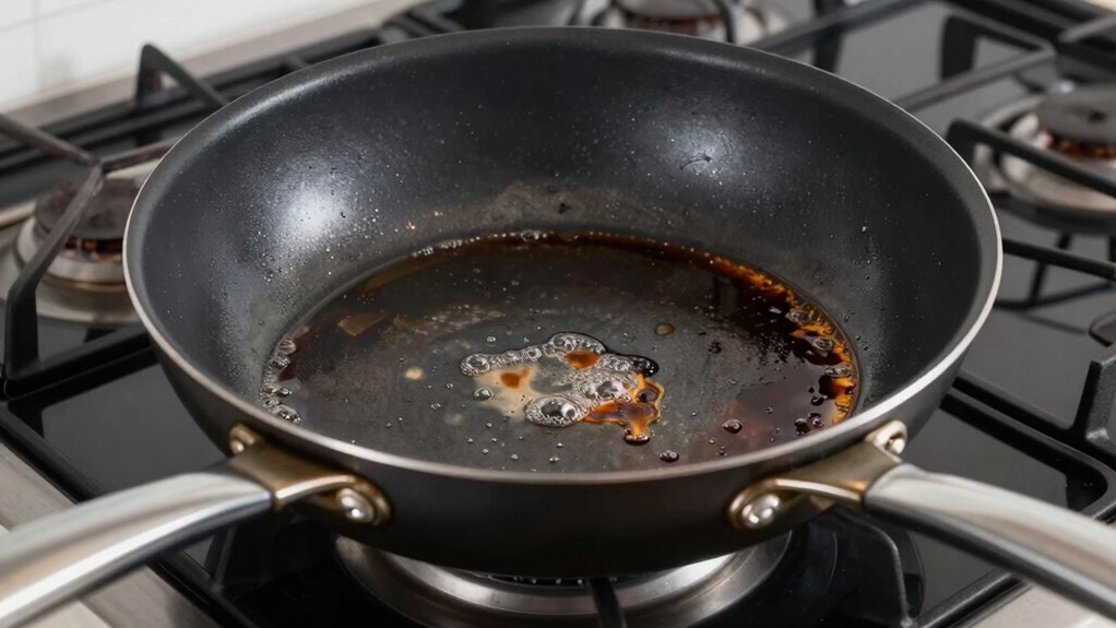 overheat damages nonstick coating