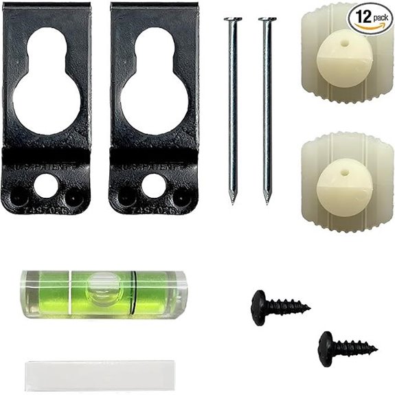 Church Hill Classics Level-Lock Picture Hanger Kit