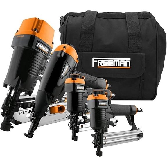 Freeman Pneumatic Nail & Stapler Kit (4-Piece)