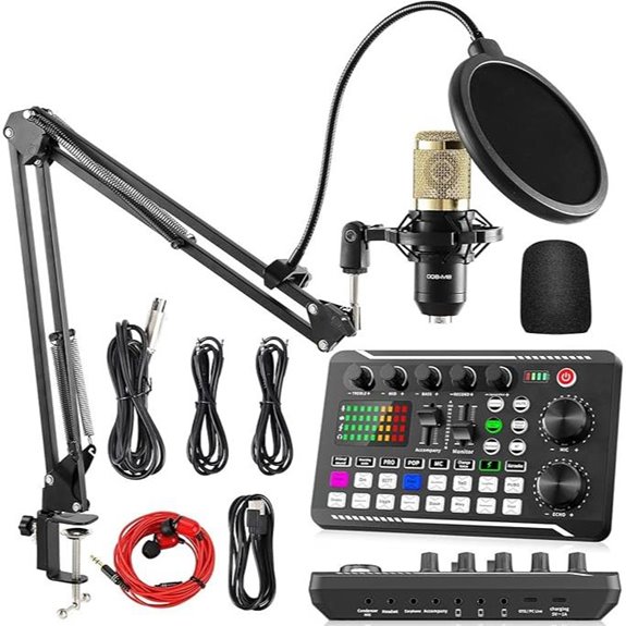 Facmogu Podcast & Live Sound Equipment Bundle