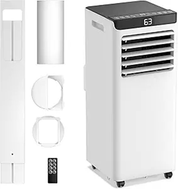 Portable 10,000 BTU Air Conditioner with Remote