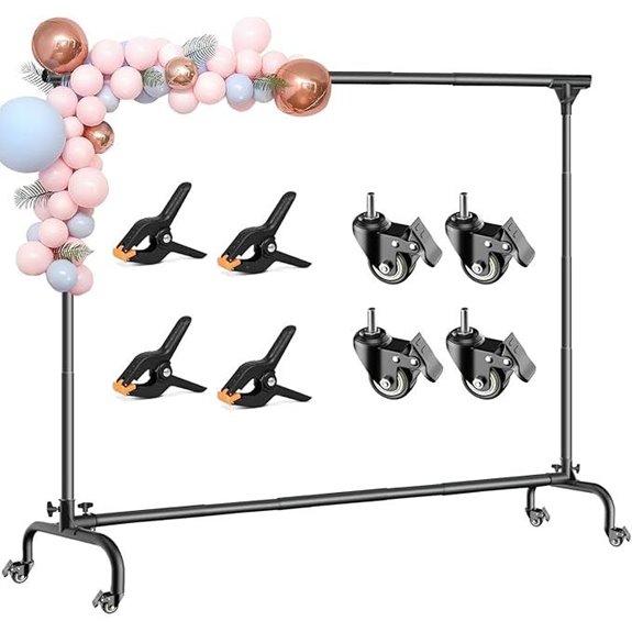 Moveable 10x7 FT Backdrop Stand for Events