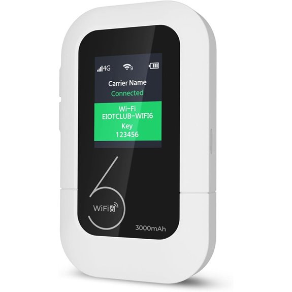 EIOTCLUB 4G LTE Portable WiFi Hotspot with 10 Devices