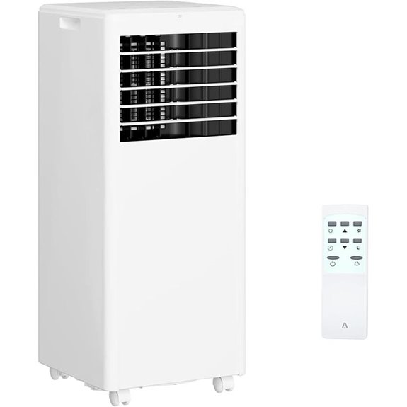 Portable 8000 BTU AC with Dehumidifier & Remote