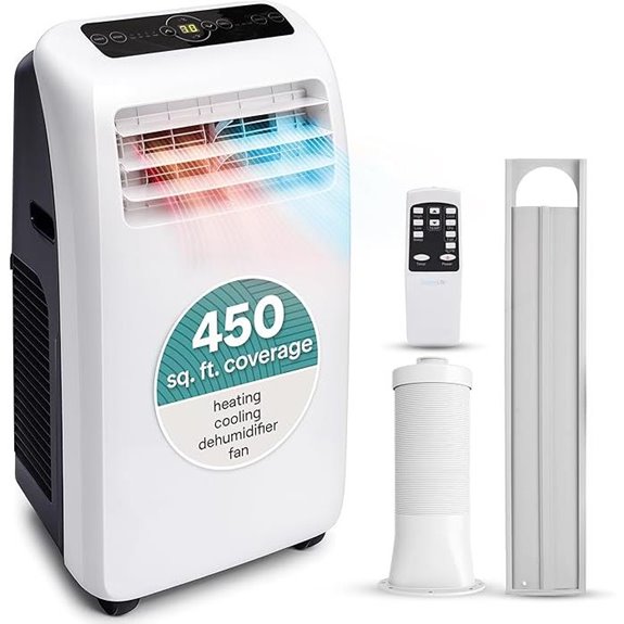 SereneLife Portable AC & Heater with Dehumidifier