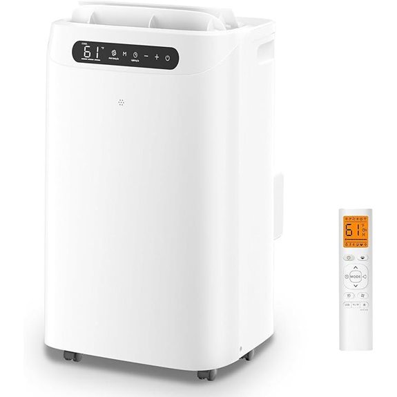 14000 BTU Portable AC with Heater and Remote