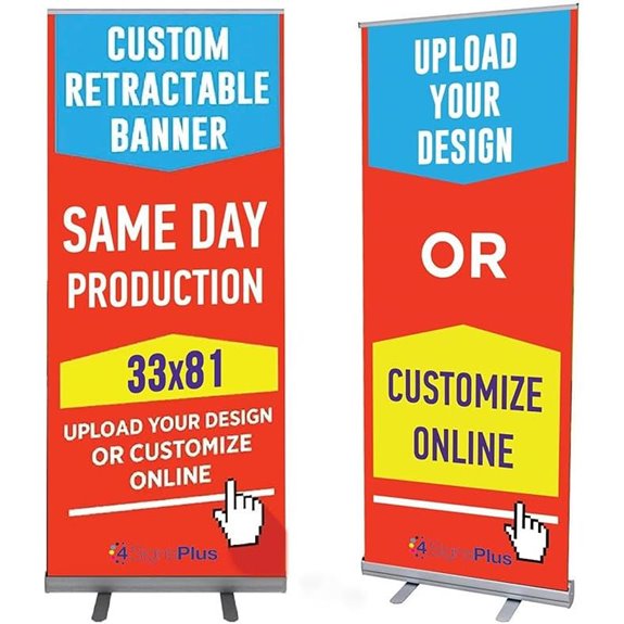 Custom Retractable Banner with Aluminum Frame