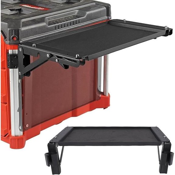 portable aluminum toolbox table