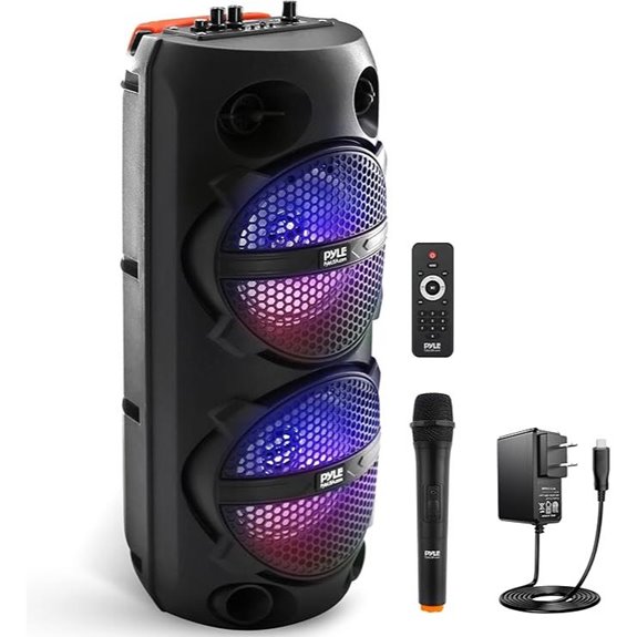 Pyle Portable Bluetooth PA Speaker with Mic