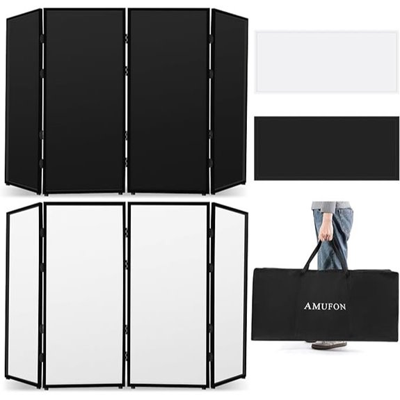 DJ Facade Booth with Foldable Metal Frame