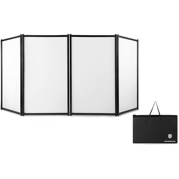 PRORECK DJ Foldable Event Booth Panels with Carry Bag