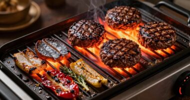 portable grill heat zone