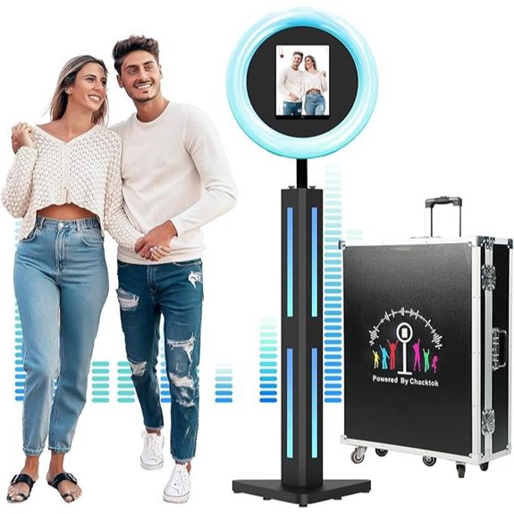 Portable iPad Photo Booth Stand with Travel Case