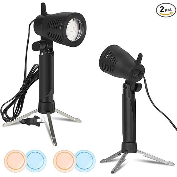 EMART Portable LED Photography Lighting Kit (2 Sets)