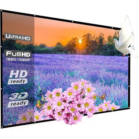 WRLSUN 250 Portable Outdoor Projector Screen