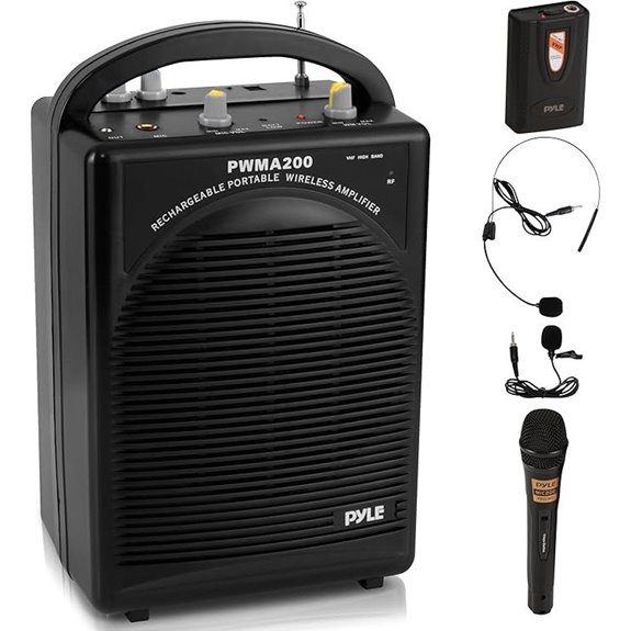Pyle Portable PA System with Microphone