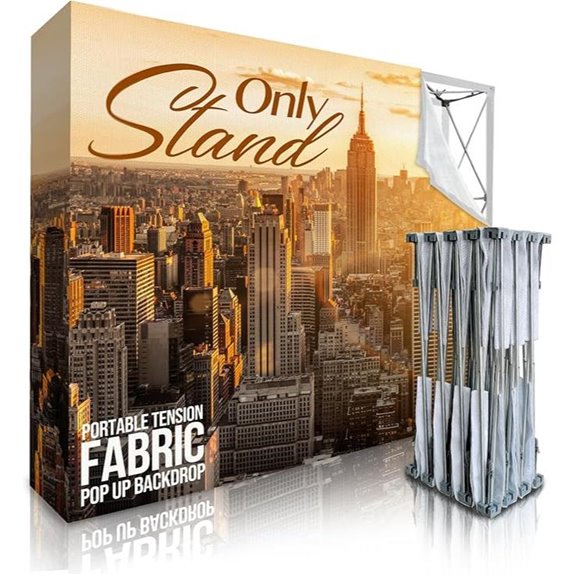 Tension Fabric Pop Up Display Stand for Trade Shows