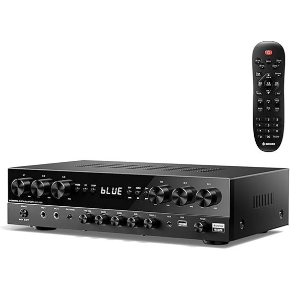 Donner 1000W Stereo Receiver with Bluetooth & Inputs