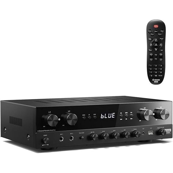 Donner 1000W Stereo Receiver with Bluetooth and Mic