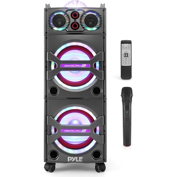 Pyle 2000W Portable Bluetooth PA Speaker System