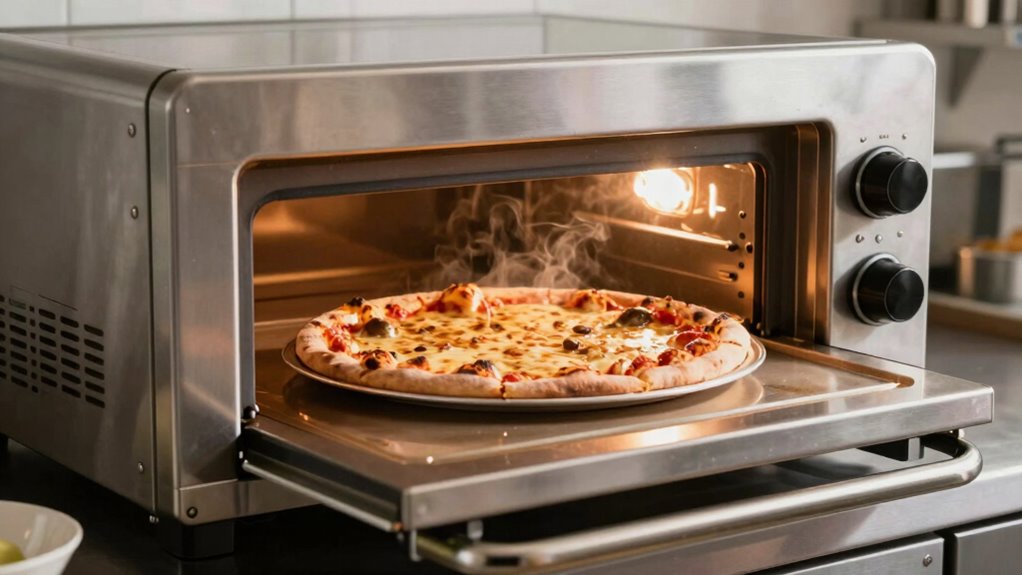 preheat control rotate bake