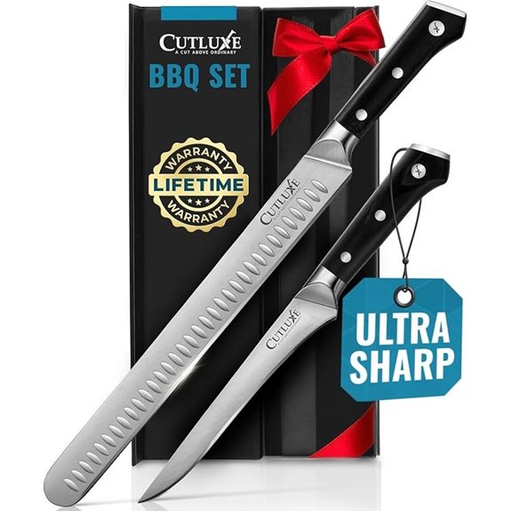 Cutluxe Carving Knife Set for Meat and BBQ