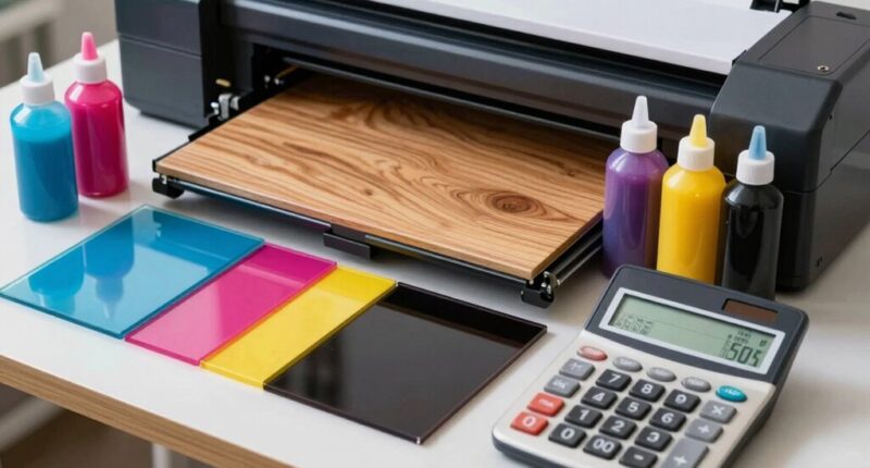 printing materials and costs