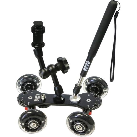 Vidpro SK-22 Professional Camera Dolly with Extendable Handle