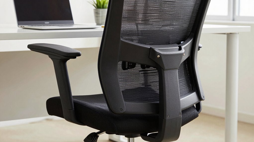 proper lumbar and armrest positioning