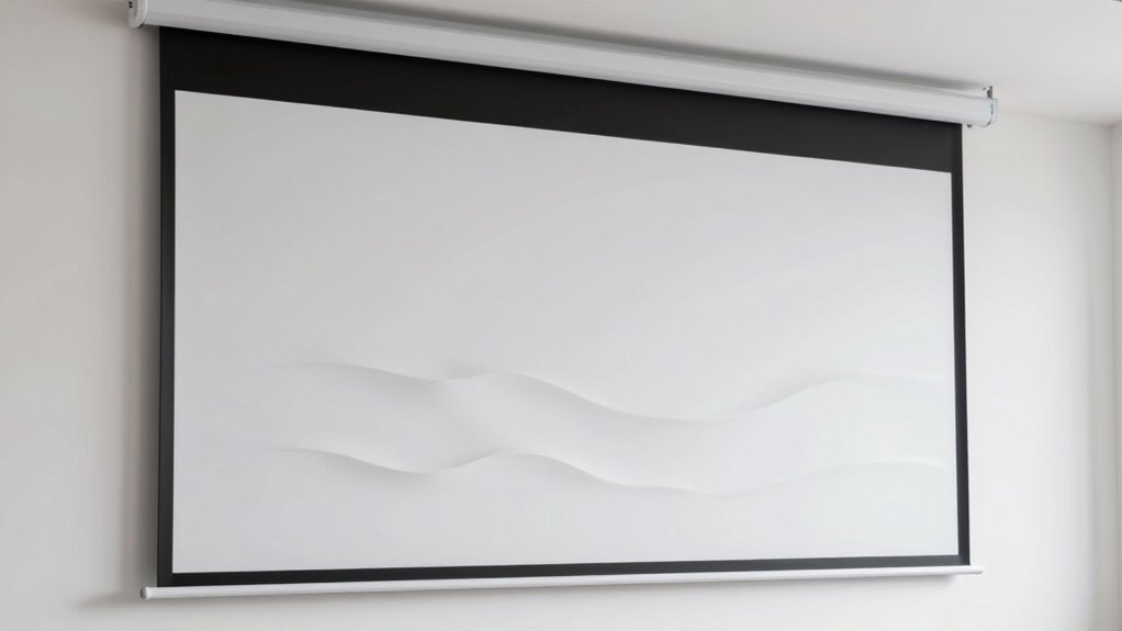 proper motorized screen installation