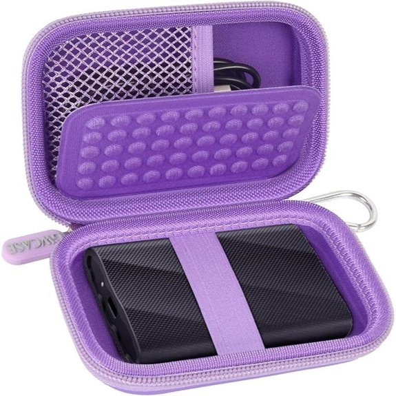 Samsung External SSD Case and Organizer (Purple)