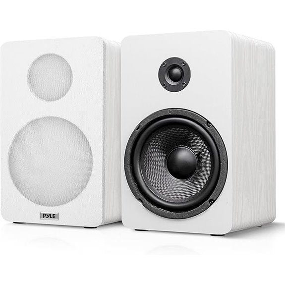 Pyle 6.5” Bookshelf Speakers with Wall Mount