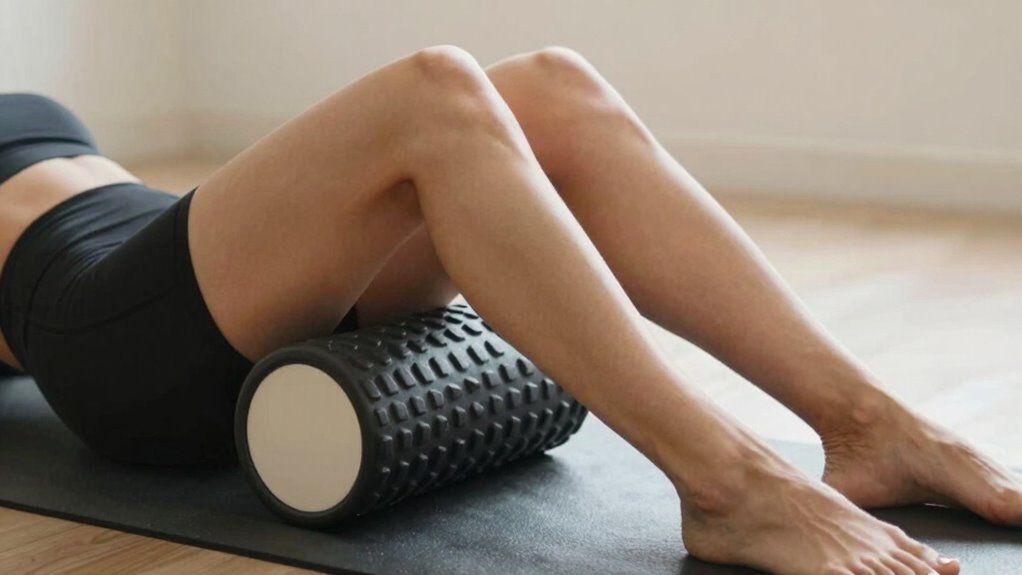 quick hip foam rolling