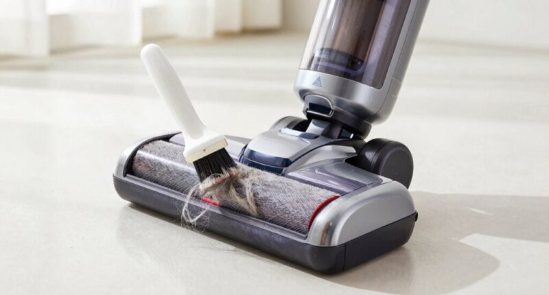 quick pet hair brush maintenance