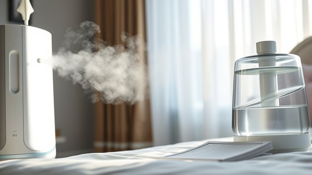 quiet stylish self regulating humidifiers