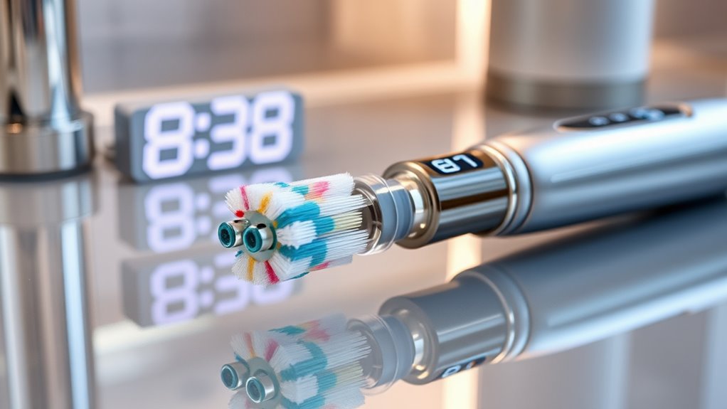 replace brush heads regularly